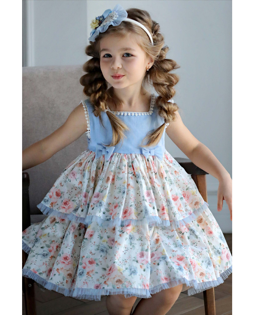 Легкий сарафан в цветочек