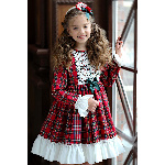 Нарядное платье в клетку