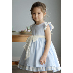 Пышное платье с кружевом