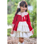 Платье пышное красное