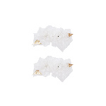 Резинка малая 2 шт Тарантелла, белая