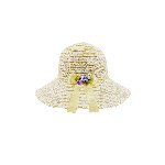 Шляпа большая Пармские фиалки