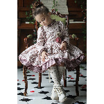 Платье с объёмными цветами