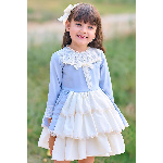 Нежное платье голубое