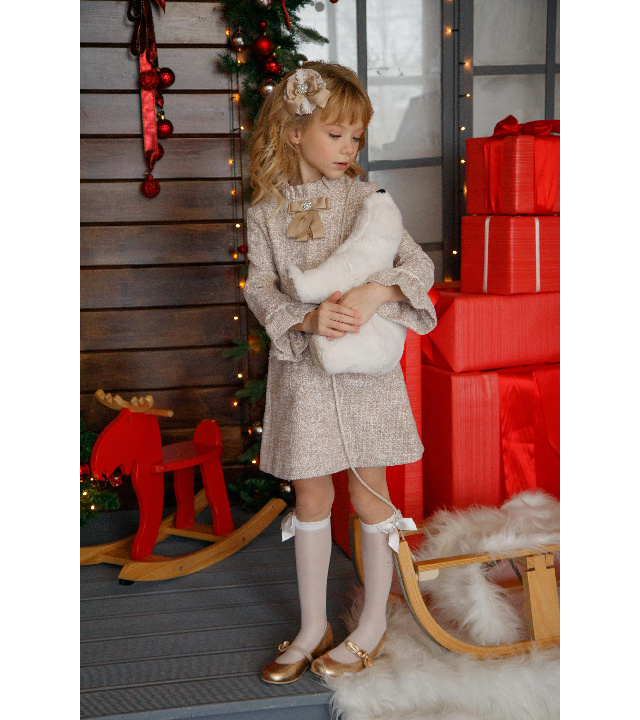 Платье трапеция букле